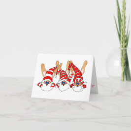¡Una Tarjeta De Navidades De Conejo Para Las Vacac