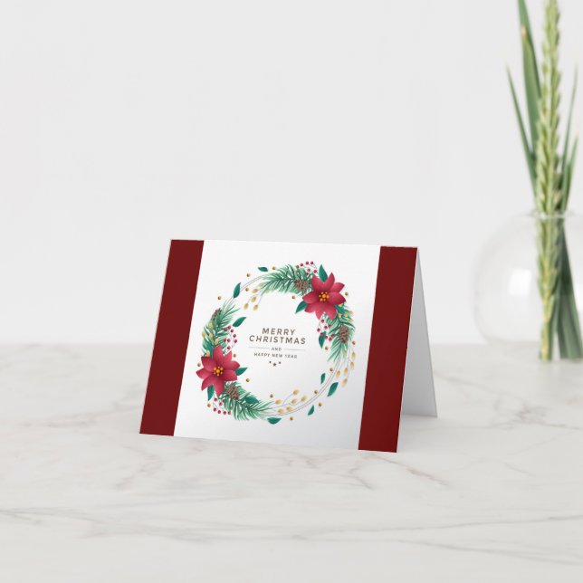 Una tarjeta de Navidades para empleados (Anverso)