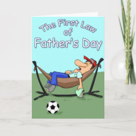 Una tarjeta de papá en reposo del día del padre