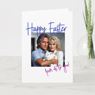 Una tarjeta de Pascua divertida para fanáticos de 