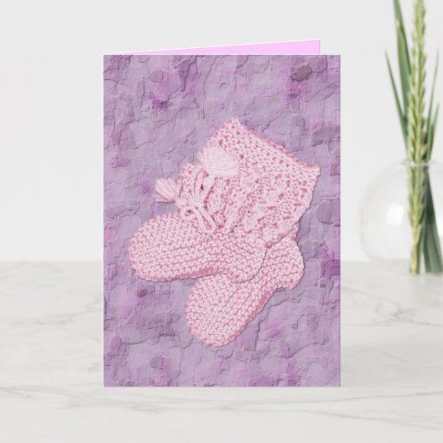 Una tarjeta de saludo Chica (Anverso)