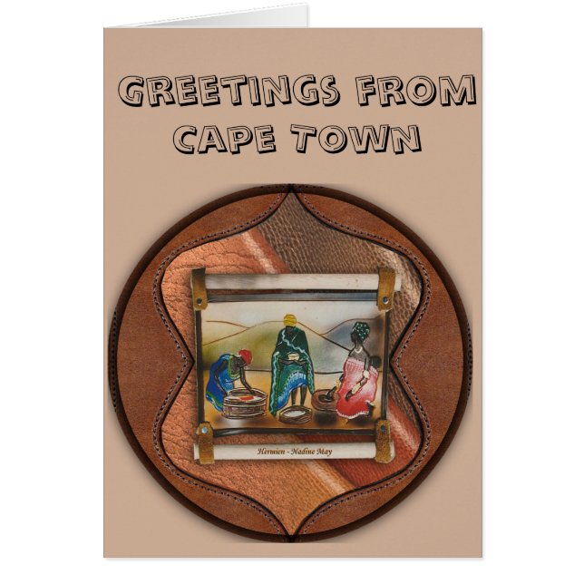 Una tarjeta de saludo con un mensaje (Frente)