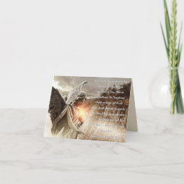 Una tarjeta de saludo de hilo de discusión invisib