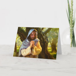 Una tarjeta de saludo de tiempo tranquila y quieta