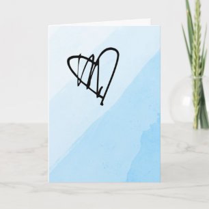 Una tarjeta de San Valentín única