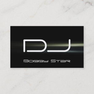 Una tarjeta de visita moderna fresca del laser del