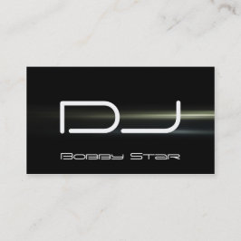 Una tarjeta de visita moderna fresca del laser del