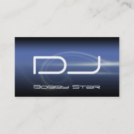 Una tarjeta de visita moderna fresca del laser del