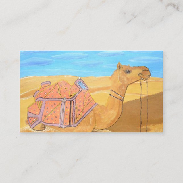 Una tarjeta de visita para camellos (Anverso)