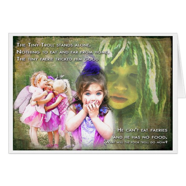 UNA TARJETA DEL BUEN DÍA DEL FAERIE (Anverso (Horizontal))
