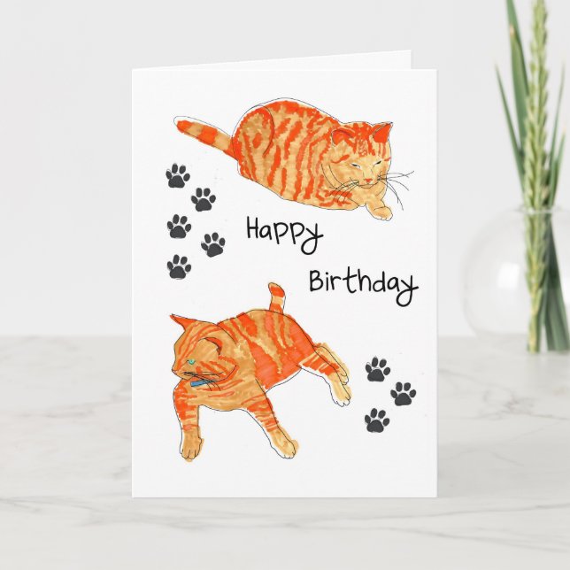 Una tarjeta del feliz cumpleaños (Anverso)