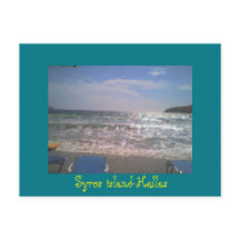 UNA TARJETA DESDE LA ISLA DE sYROS-Grecia