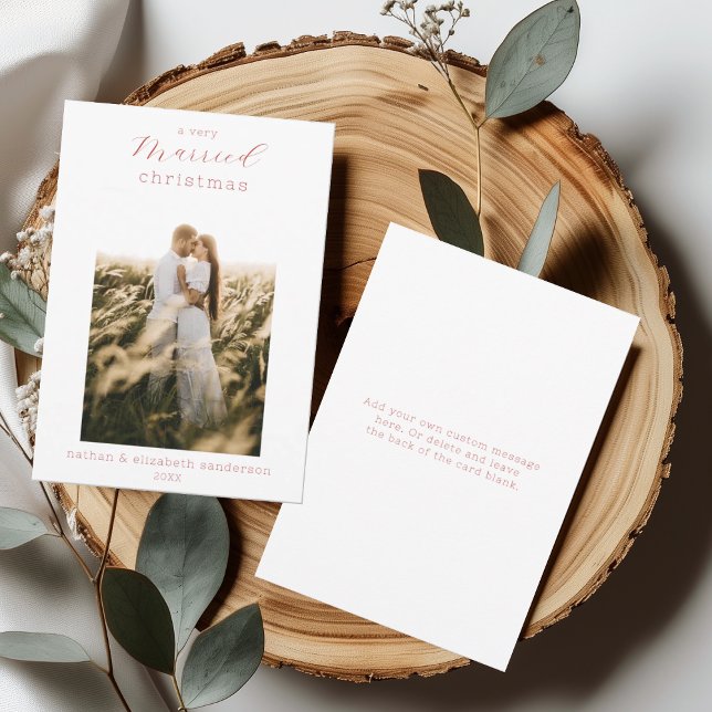 Una tarjeta fotográfica muy casada para Navidades  (Subido por el creador)