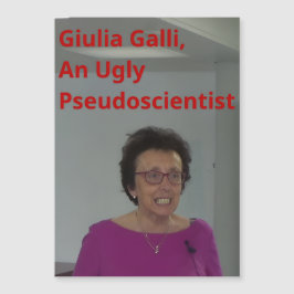 Una tarjeta magnética del pseudocientífico galli