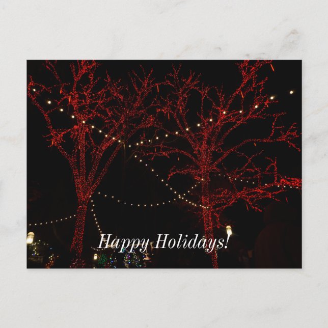 Una tarjeta navideña feliz (Anverso)