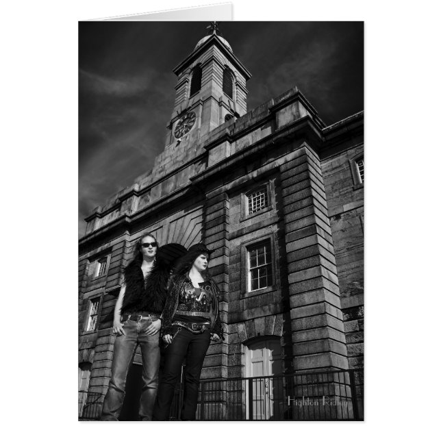 Una tarjeta/notelet en blanco de Melodrama gótico (Frente)