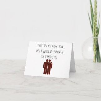 Una tarjeta para cuando no sabes qué decir