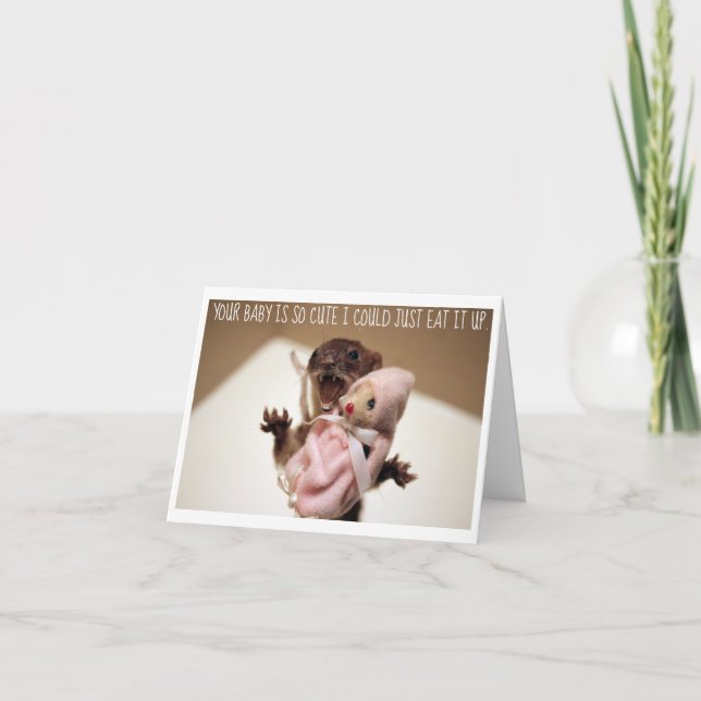 Una tarjeta para los nuevos padres (Anverso)