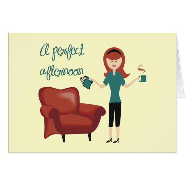 Una tarjeta perfecta de la tarde (Anverso (Horizontal))