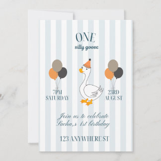 Una Tarjeta Plana de Invitación de Cumpleaños de U