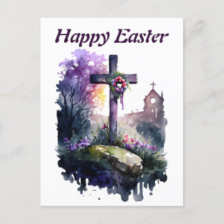 Una tarjeta postal de bienvenida de Pascua con acu