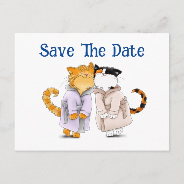 Una Tarjeta Postal de Gatos Geniales Personalizada (Anverso)