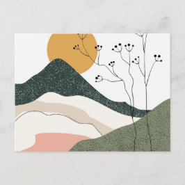 UNA TARJETA POSTAL DE REUBICACIÓN DE MONTAÑA