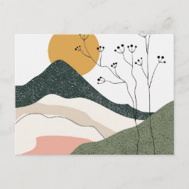 UNA TARJETA POSTAL DE REUBICACIÓN DE MONTAÑA