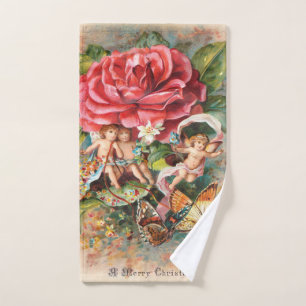 Una tarjeta postal vintage de Navidad de la era vi