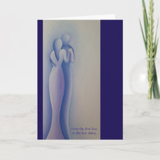 Una tarjeta que dice "Te amo"