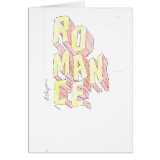 Una tarjeta romántica