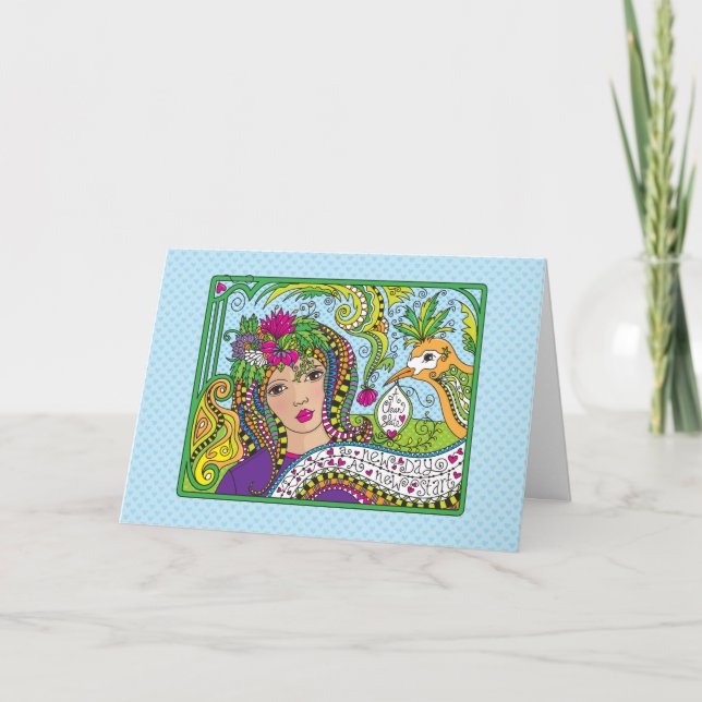 Una tarjeta Slate_Greeting limpia (Anverso)