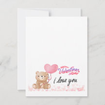 Una tarjeta temática del Día de San Valentín de un