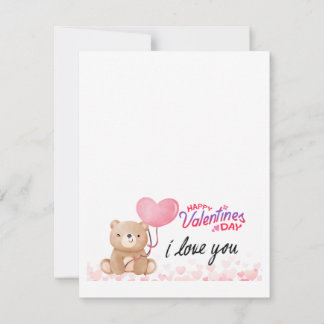 Una tarjeta temática del Día de San Valentín de un