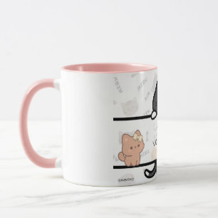 Una taza A Love You Meow y Kitty para tu ser queri