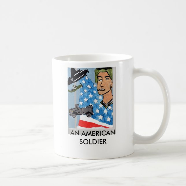 UNA TAZA AMERICANA DEL SOLDADO (Derecha)