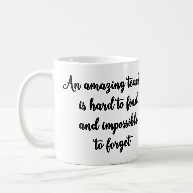 Una taza asombrosa del profesor (Izquierda)