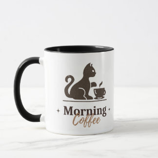Una taza de café con un diseño