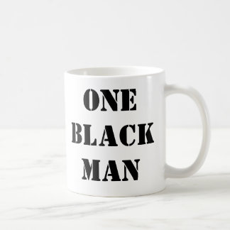 UNA taza de café del HOMBRE NEGRO