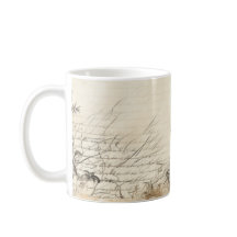 Una taza de café estilo victoriano