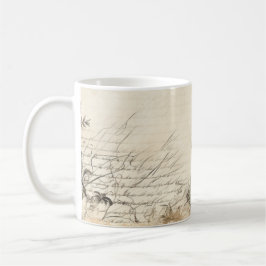 Una taza de café estilo victoriano