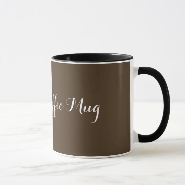 una taza de café negro personalizada (Derecha)