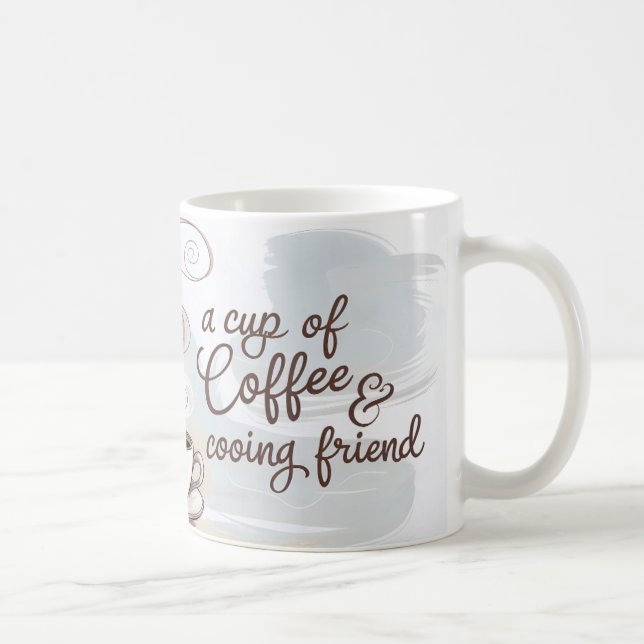 Una taza de café y un amigo de cocina Mug (Derecha)