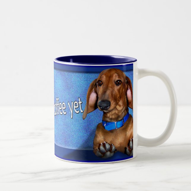 Una taza de Coffe del Dachshund (Derecha)