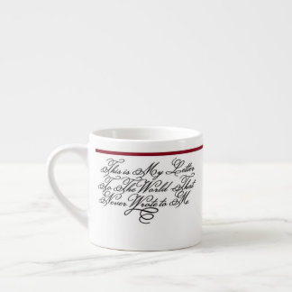 Una taza de espresso - cita de Emily Dickinson
