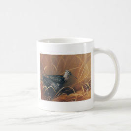 Una taza de la calidad con una pintura de un