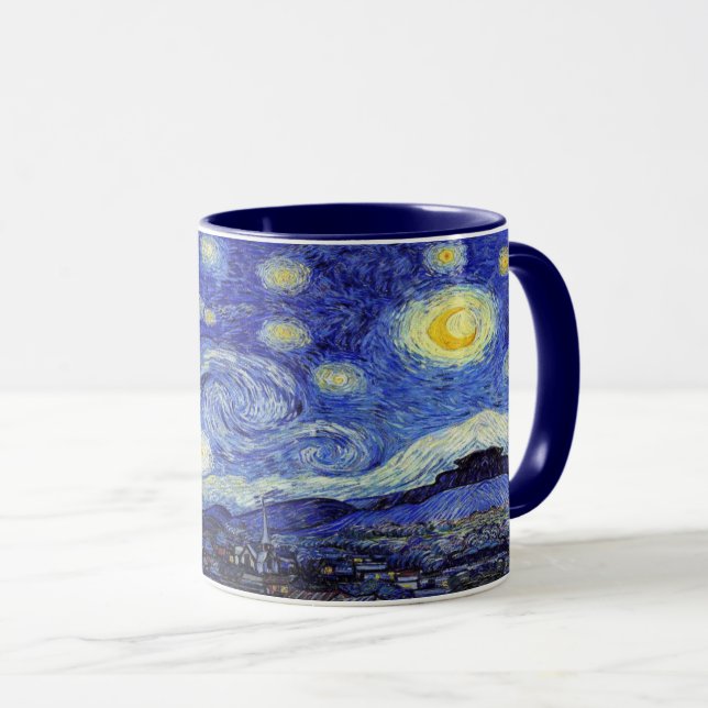 Una taza de la inspiración de Vincent van Gogh de (Anverso derecho)