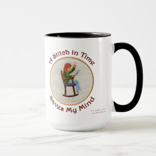 Una taza de la puntada a tiempo