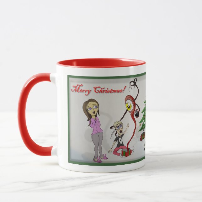 Una taza de las Felices Navidad (Izquierda)