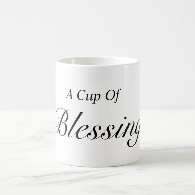 Una taza de regalo de tazas de bendición (Centro)